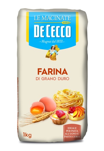 [DECFLO0161-B] De Cecco FARINA DI GRANO DURO 10 x 1Kg (0FS0161)