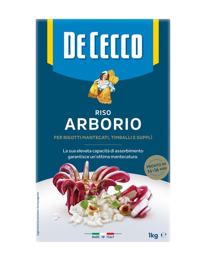 [DECRIC10850-B] De Cecco RISO ARBORIO 12 x 1Kg (RI10850)