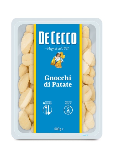 [DECGNO20GN1-B] De Cecco GNOCCHI DI PATATE CEE EXPO' 12 x 500g (GN20GN1)