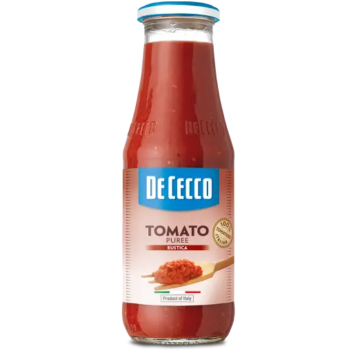 [DECTOM0986] DE CECCO PASSATA DI POMODORO RUSTICA 700G x 12 (PAR0986)