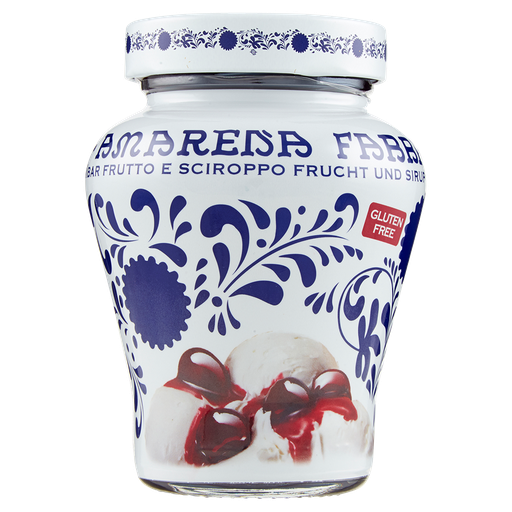 [FABAMA400-B] Fabbri - Amarena Cherries Opaline 400G X 6-(9110909-57M)