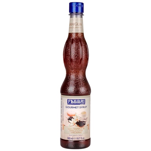 [FABSYRVAN560-UC6] Fabbri - Syrup Vanilla PET 560ml (9157225-S08)-UNIT