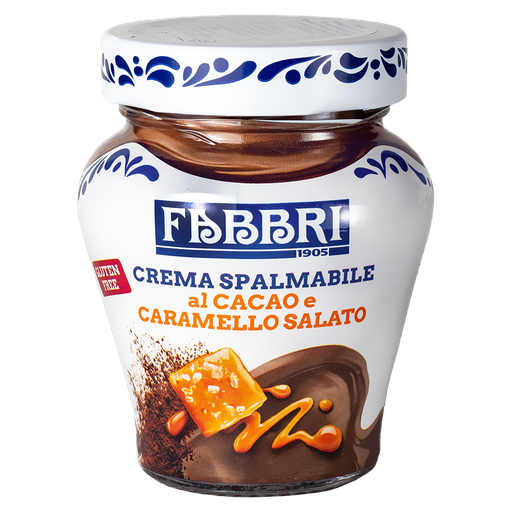 [FABCSC200-B] Fabbri - Cocoa & Salted Caramel Spread 200Gr X 6 (9226780)