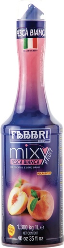 [FABMIXPEA-UC6] Fabbri - Mixyfruit White Peach PET 1,300Kg-UNIT-9166102-43M