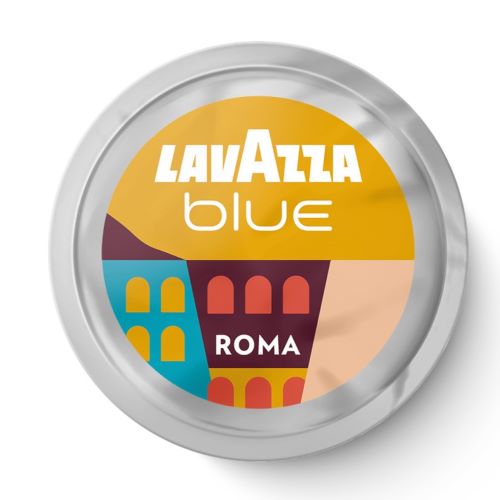 [LVZ-4088-B] Lavazza - Box 100 Blue Pods Capsules Coffee Roma Espresso