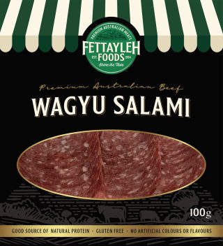 [FETWAYBEE100-B] Fettayleh- Retail Waygu Beef Salami 8 x 100g 
