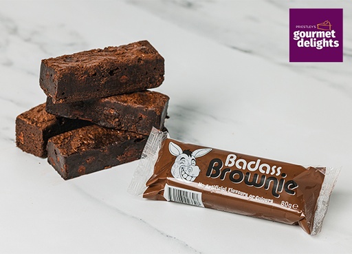 [PRIINDBADBRO1047-B] Priestley's - Individually Wrapped Badass Brownie x28