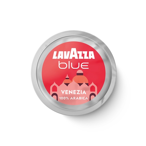 [LVZPDVENESP-B] Lavazza- Box 100 Blue Pods Capsules Coffee Venezia Espresso