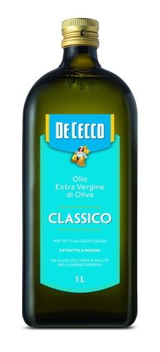 [DECOIL100E-B] De Cecco - Ex.Virgin Olive Oil  Classico 1LT x12 (SOL100E)