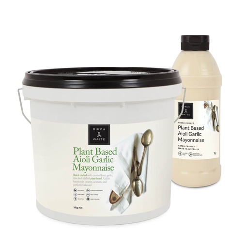 [BW_VEGANAIOLI-UC8] Plant Based Vegan Aioli Garlic Mayonnaise x1lt
