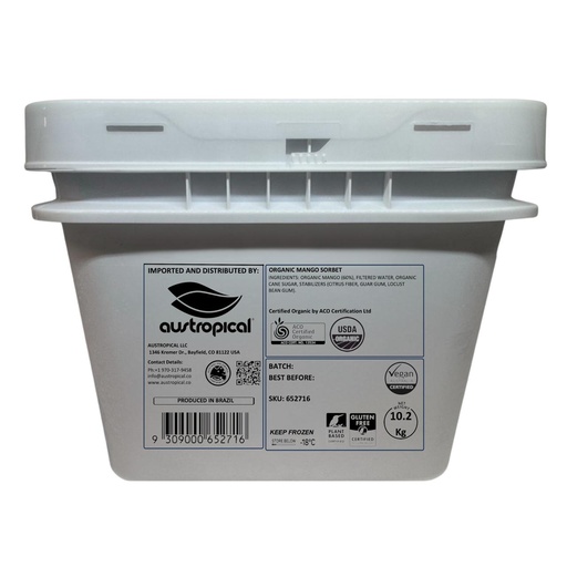 [ATMANG-U] Austropical - Mango Sorbet Organic 10.2kg