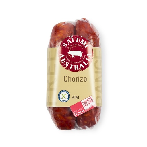 [SALU1080-B] Salumi- Chorizo Free Range Twin 200g x 10