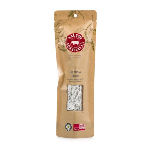 [SALU1092-B] Salumi- The Native Salami (Aniseed Myrtle & Mt Pepper) Free Range 240g x 10