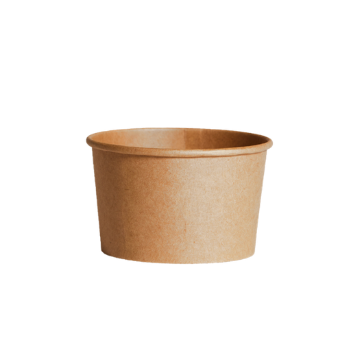 [KRAPPRC400-B] Kraft Round Container PP 400ml (400)