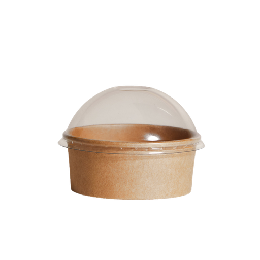 [LIDDOMRPET-B] Lid Dome RPET Suit all PP Round (800)