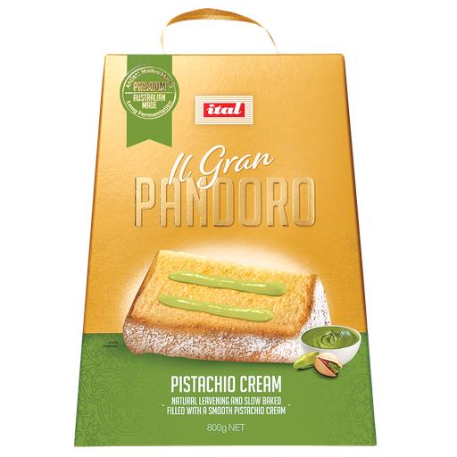 [ITAPANPIS-B] Ital- Pandoro Pistachio Cream (gift box) 800g x6* (SI-PAND8P.R) 