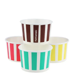 [ICECRECUP5OZ-B] 5oz Ice Cream Cup Candy Stripe x1000