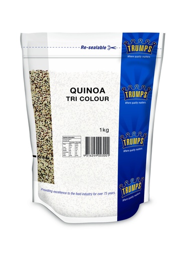 [QUINOA-TRICOLOUR-UC10] 3 Colour Quinoa 1kg