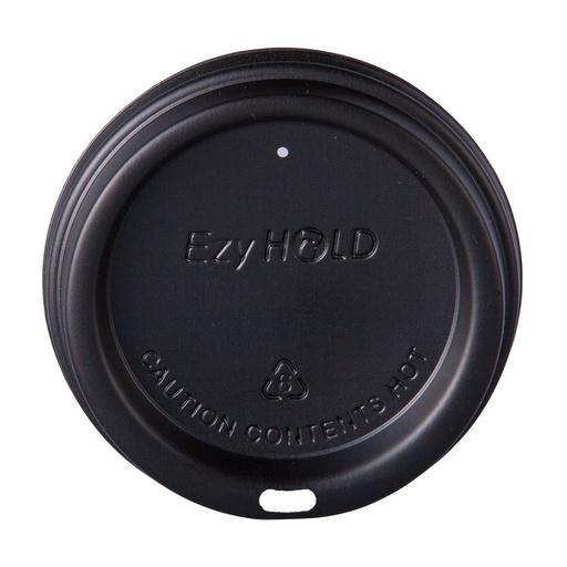 [LVZ-24800030-B] Pinnacle- 8oz Dome Lid (80mm) - Black x 1000