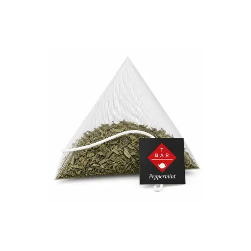 [TBAR13054-UC24] T Bar- Peppermint Organic Pyramid Tea bags 2gm 50 Pack