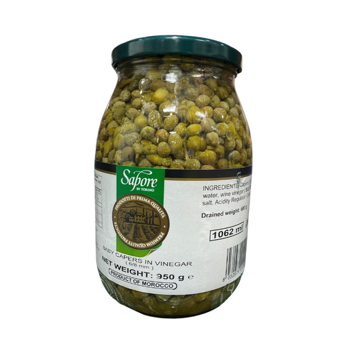 [SAPCAPLIL1KG-UC6] SAPORE BABY CAPERS (6-8mm) 950g