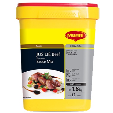 [SAUCE/JUSLIE-UC6] Beef Flavour Sauce Mix 1.8kg