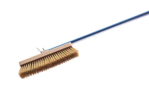 [GI-AC-SP2-U] Big Rotating Head Oven Brush With Brass Bristles 27x8cm