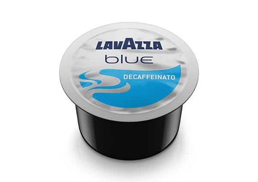 [LVZ-518-B] Lavazza- Box 100 Blue Pods Capsules Coffee Decaffeinatto