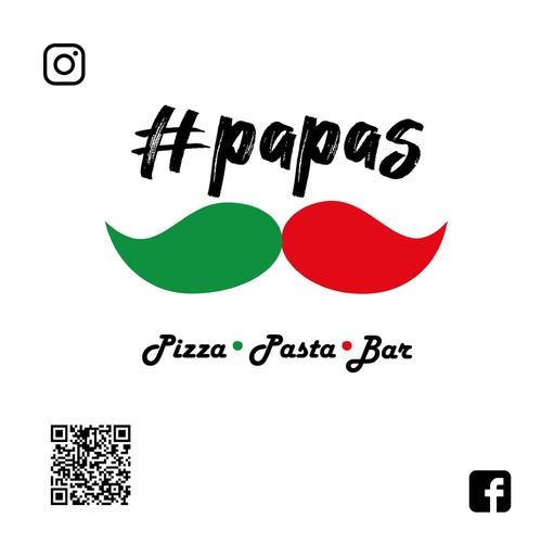 [XXPB_#PAPAS15-U] #Papas Pizza Box 15" x 50