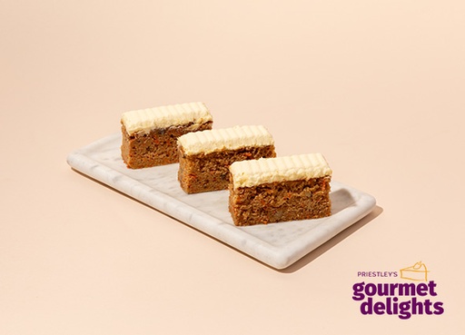 [PRICARCAKSLI1044-UC4] Priestley's- Carrot Cake Slice 15 Cut