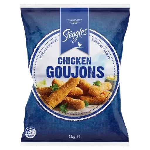 [STEG56362-UC6] Steggles Chicken Breast Goujons 1kg