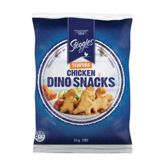 [STEG56754-UC6] Steggles Chicken Dinosnacks 1kg