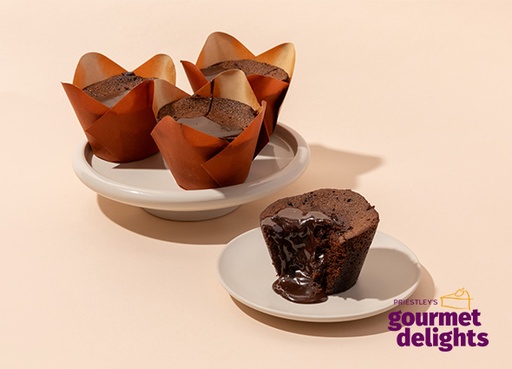 [PRICHOOOZ1328-UC4] Priestley's- Choc Ooze Dessert x 6