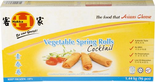 [HAKKA/SPRLCT/VEG-UC8] Cocktail Springrolls 15gm x 96