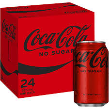 [COCZEROCAN-B] Coca Cola "Coke No Sugar" 375ml x 24