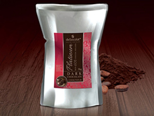 [CHOCBLG60-UC10] Couverture Dark Chocolate 60% 1kg