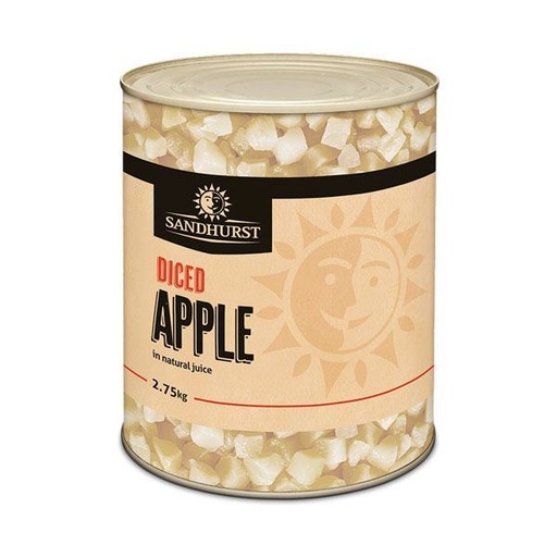 [APPLE/DICED-UC3] Diced Apple 3kg