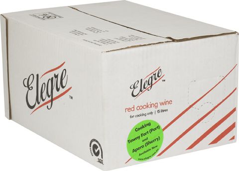 [ELEWINREDCOO15] ELEGRE DRY RED COOKING WINE 15LT