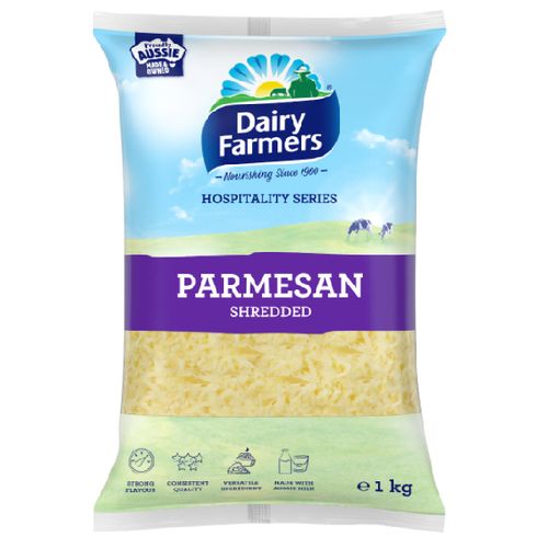 [DFPARSHE1KG-UC6] Dairy Farmers Shredded Parmesan 1kg