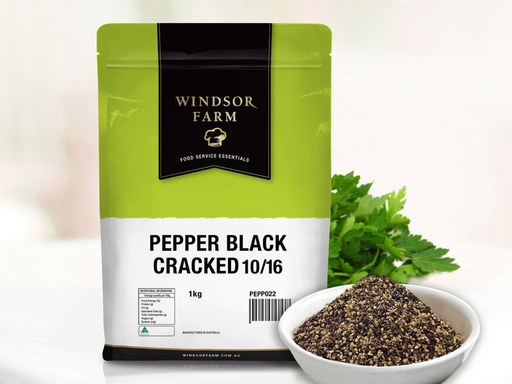 [PEPPER/FINE-UC10] Windsor Farm- Pepper Black Cracked 1kg