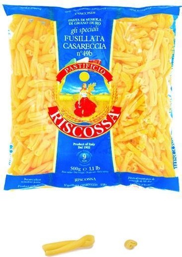 [RISCOSSA/849B-B] Riscossa- Fusillata Casereccia Pasta 24 x 500g (849B)