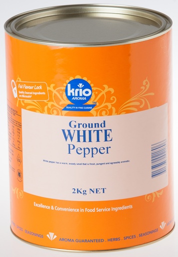 [PEPPER/WHITE-UC10] Ground White Pepper 1kg