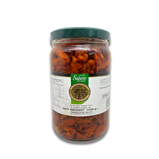 [POMSDRY3100] Italian Semi-Dried Cherry Tomatoes in Oil Jar 3100ml