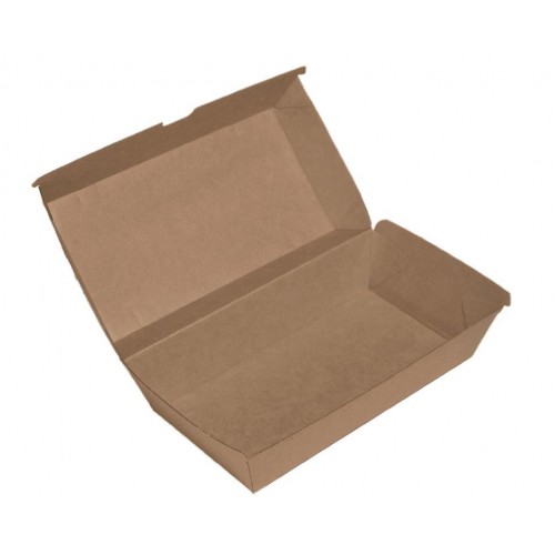 [BETABOARD-SBL-B] Kraft Board Large Snack Box 205 x 107 x 77mm (200)