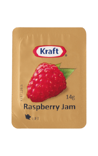 [KRAFT/RASP-U] Kraft Raspberry Jam Portions 75x14G