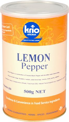 [PEPPER_LEMON] KRIO KRUSH LEMON PEPPER 700G CAN