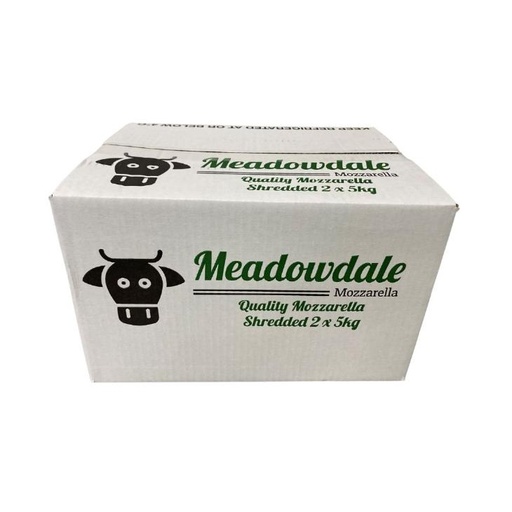 [MOZZA_MEADOWDALE-B] Meadowdale Shredded Australian Mozzarella 5kg x 2