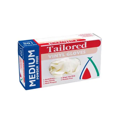 [GLOVES/PF/MEDIUM-UC10] Medium Powder Free Vinyl Gloves x100