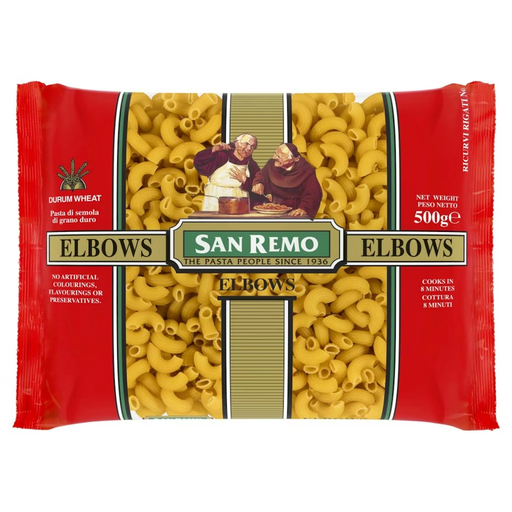 [SANREM35-B] San Remo Elbow Pasta 12 x 500g