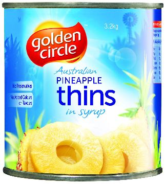 [PINERINGS-UC3] Golden Circle- Pineapple Thins In Syrup 3kg